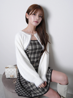 LIP SERVICE(リップサービス) |【形が選べる】フェザーチェックアンサンブルワンピース