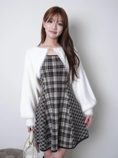 LIP SERVICE(リップサービス) |【形が選べる】フェザーチェックアンサンブルワンピース