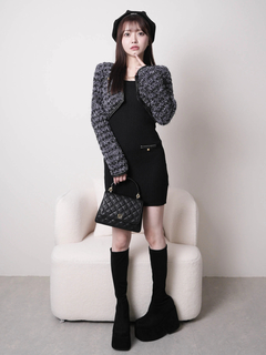 LIP SERVICE(リップサービス) |クラシカルツイードアンサンブルワンピース