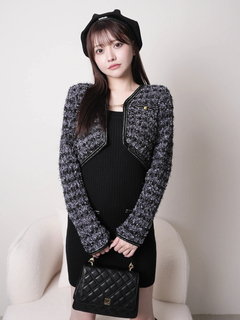 LIP SERVICE(リップサービス) |クラシカルツイードアンサンブルワンピース