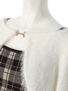 LIP SERVICE(リップサービス) |フェザーチェックアンサンブルロングワンピース(WEB限定)