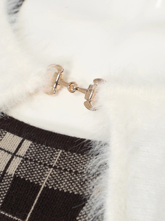 LIP SERVICE(リップサービス) |フェザーチェックアンサンブルロングワンピース(WEB限定)