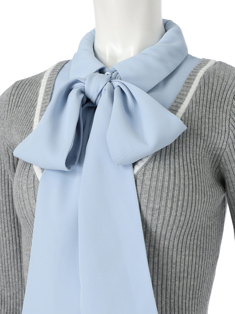 LIP SERVICE（リップサービス）｜ シャツドッキングプリーツワンピース