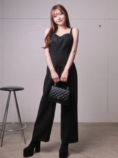 LIP SERVICE(リップサービス) |レースツイードロンパース