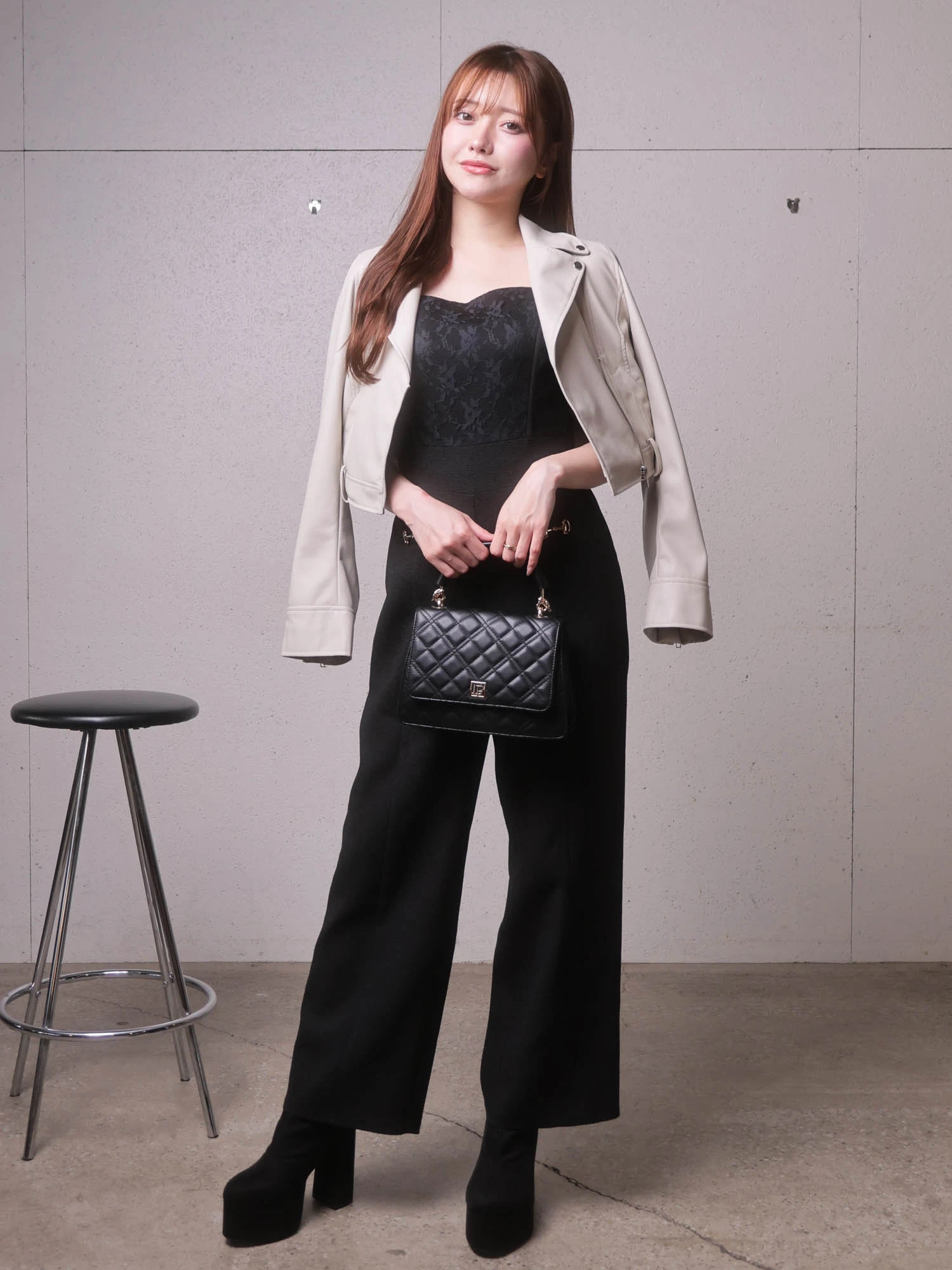 LIP SERVICE（リップサービス）｜ レースツイードロンパース アイテム