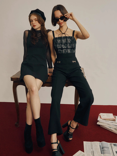 LIP SERVICE(リップサービス) |レースツイードロンパース