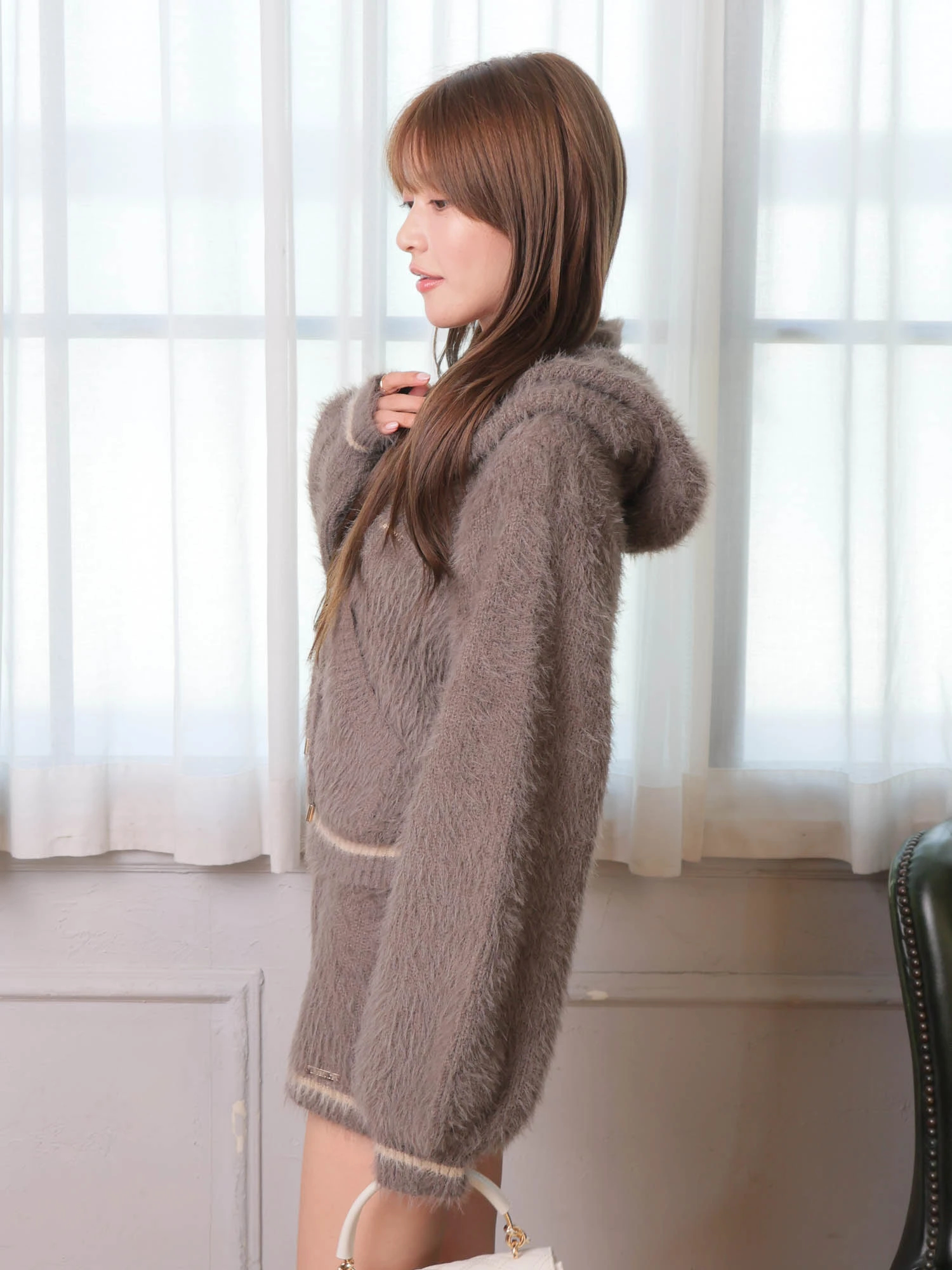 LIP SERVICE（リップサービス）｜ フェザーニットショートパンツ