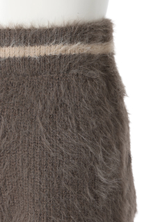 LIP SERVICE(リップサービス) |フェザーニットショートパンツ