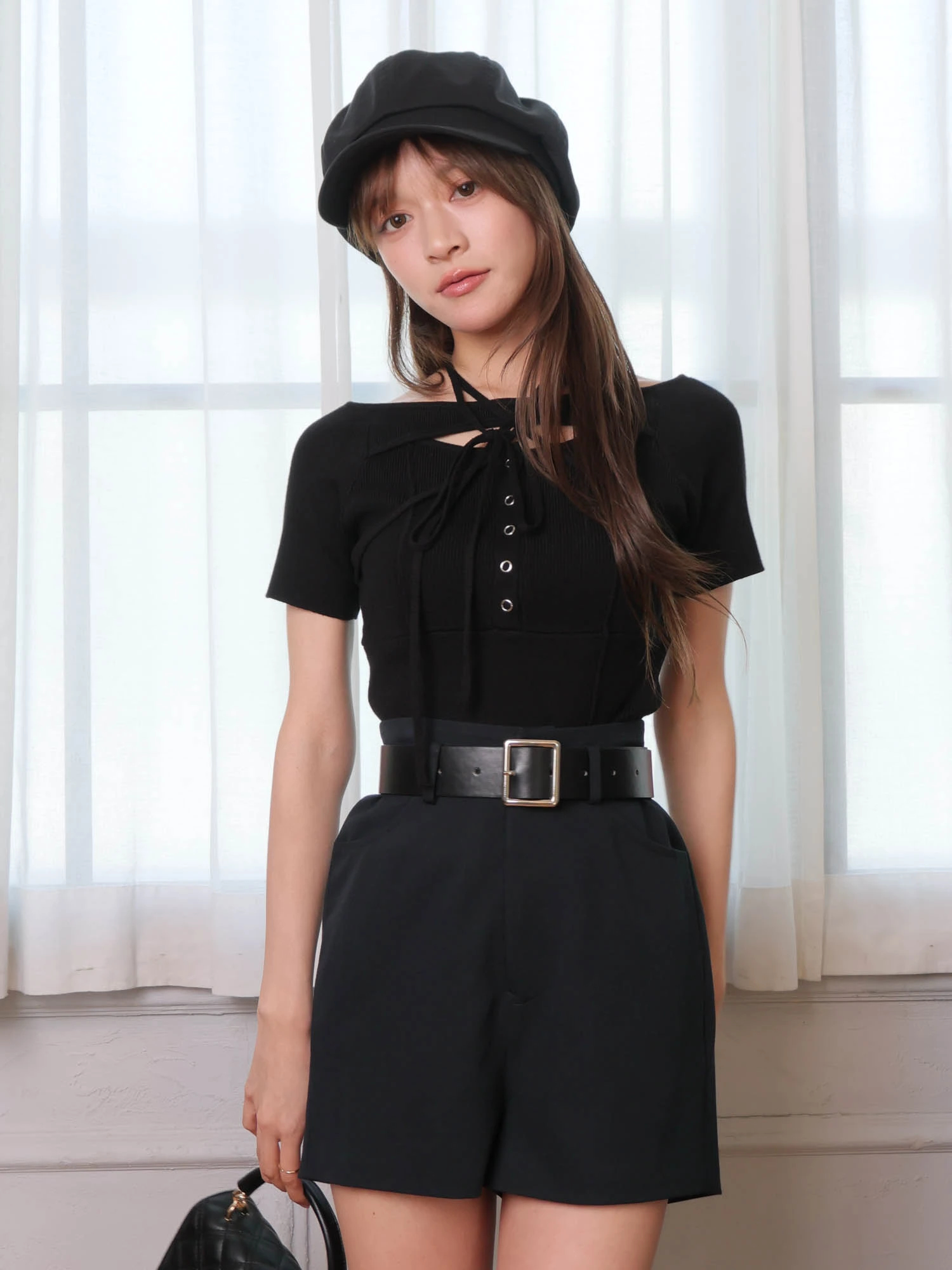 LIP SERVICE（リップサービス）｜ ベルト付コンパクトショートパンツ