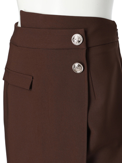 LIP SERVICE(リップサービス) |アシメボタンラップショートパンツ