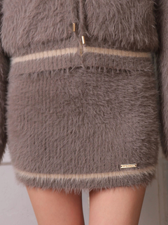 LIP SERVICE(リップサービス) |フェザーニットミニスカート