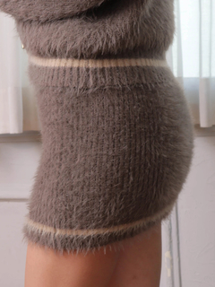 LIP SERVICE(リップサービス) |フェザーニットミニスカート