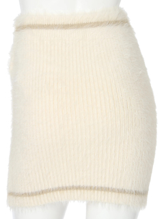 LIP SERVICE(リップサービス) |フェザーニットミニスカート