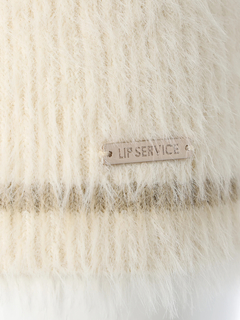 LIP SERVICE(リップサービス) |フェザーニットミニスカート