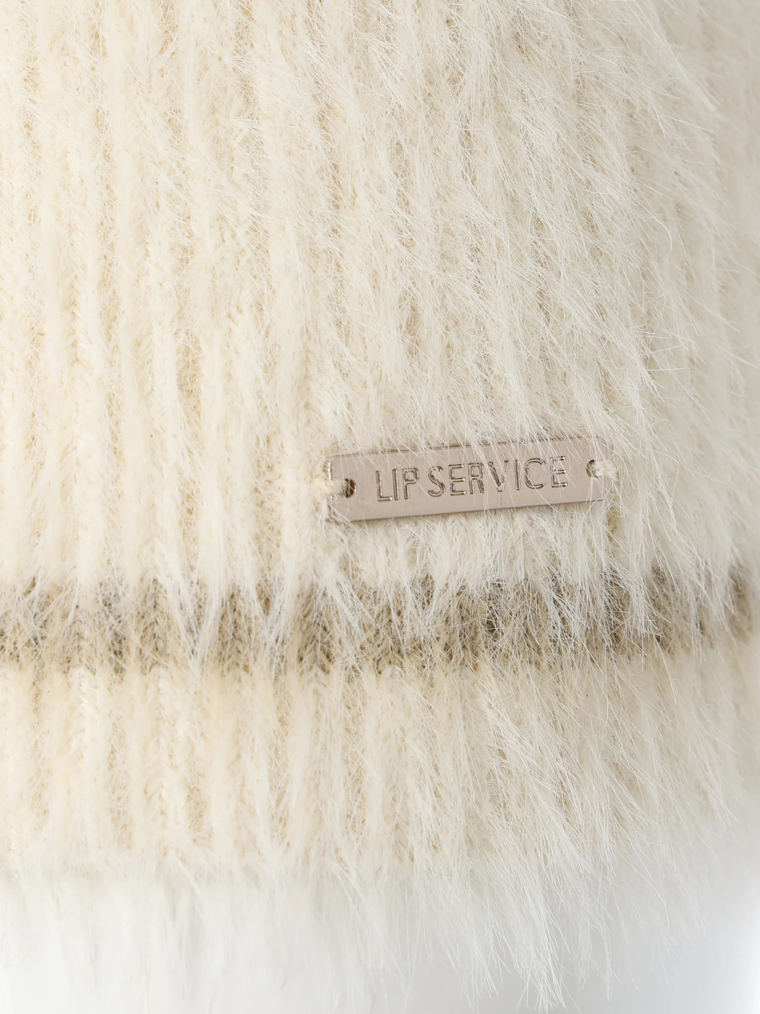 LIP SERVICE（リップサービス）｜ フェザーニットミニスカート