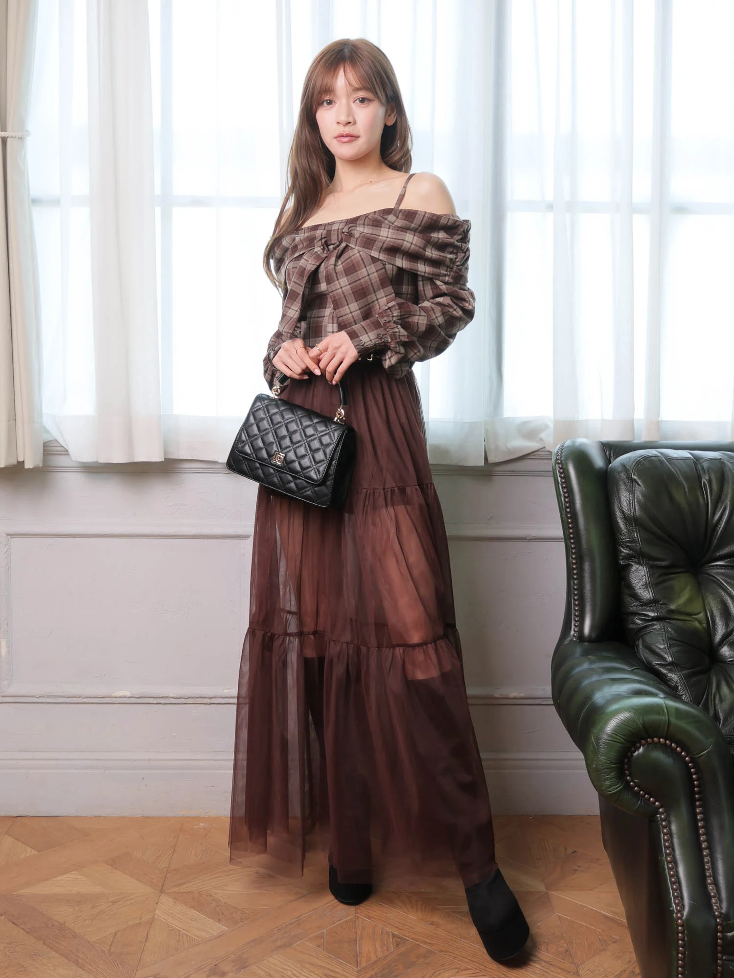 LIP SERVICE（リップサービス）｜ 2wayショーパン付チュールフレア