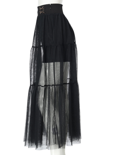 LIP SERVICE(リップサービス) |2wayショーパン付チュールフレアスカート