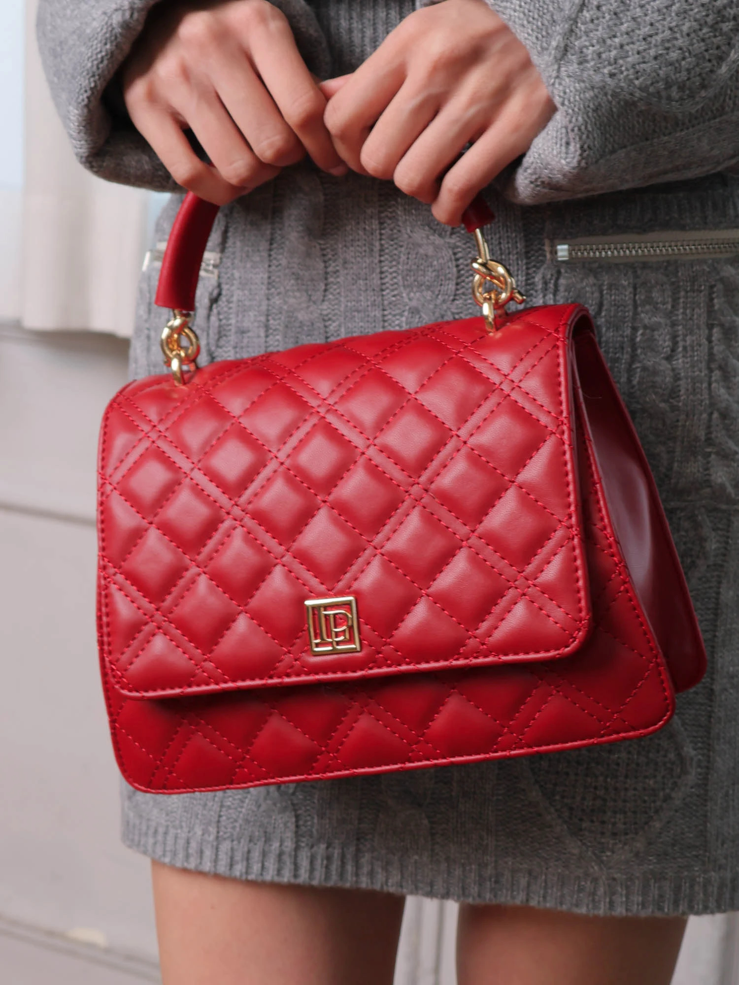 LIP SERVICE（リップサービス）｜ LPキルティングワンハンドルバッグ