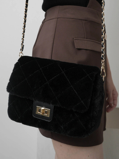 LIP SERVICE(リップサービス) |ファーキルティングミニバッグ