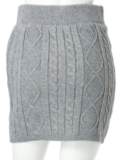 LIP SERVICE(リップサービス) |ウォームケーブルニットスカート