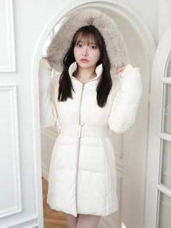 LIP SERVICE(リップサービス) |シェーディングライン中綿コート