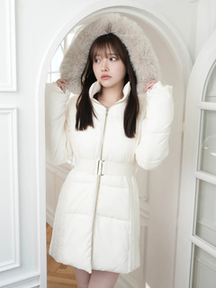 LIP SERVICE(リップサービス) |シェーディングライン中綿コート