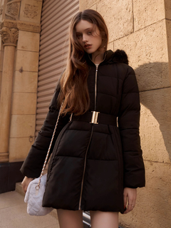 LIP SERVICE(リップサービス) |シェーディングライン中綿コート