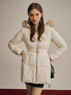 LIP SERVICE(リップサービス) |シェーディングライン中綿コート