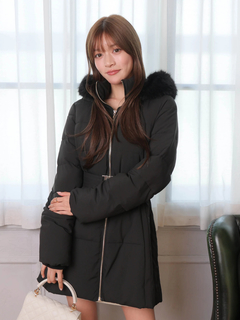 LIP SERVICE(リップサービス) |シェーディングライン中綿コート