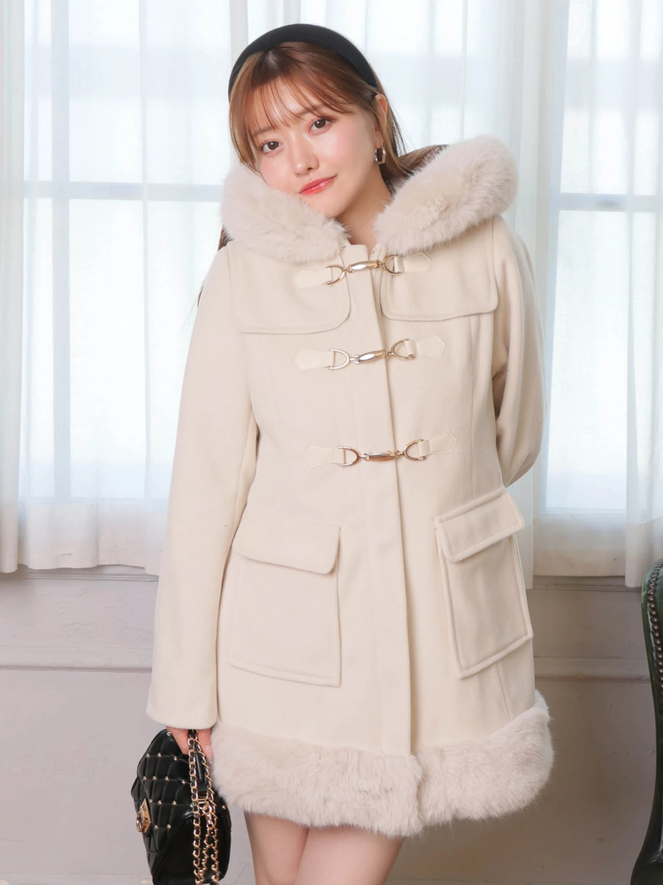 LIP SERVICE(リップサービス) |ファードッキングダッフルコート