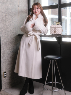 LIP SERVICE(リップサービス) |LADYライクファーカラーロングコート