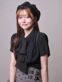 LIP SERVICE(リップサービス) |2wayリボンハーフブラウス