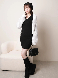 LIP SERVICE(リップサービス) |レオパードアンサンブルニット