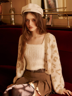 LIP SERVICE(リップサービス) |レオパードアンサンブルニット