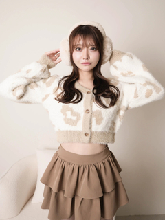 LIP SERVICE(リップサービス) |レオパードアンサンブルニット