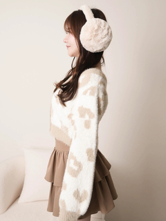 LIP SERVICE(リップサービス) |レオパードアンサンブルニット