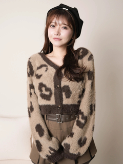 LIP SERVICE(リップサービス) |レオパードアンサンブルニット