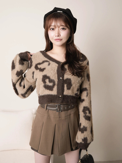 LIP SERVICE(リップサービス) |レオパードアンサンブルニット