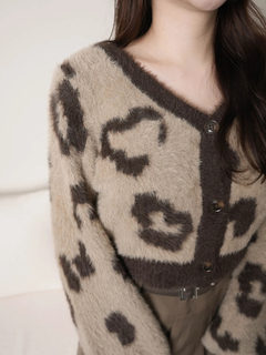 LIP SERVICE(リップサービス) |レオパードアンサンブルニット