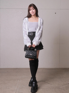 LIP SERVICE(リップサービス) |レオパードアンサンブルニット