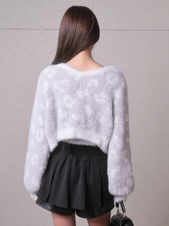 LIP SERVICE(リップサービス) |レオパードアンサンブルニット