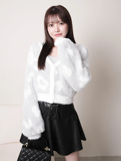 LIP SERVICE(リップサービス) |レオパードアンサンブルニット