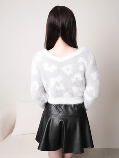 LIP SERVICE(リップサービス) |レオパードアンサンブルニット