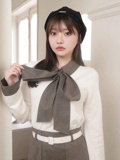 LIP SERVICE(リップサービス) |2wayシャツレイヤードニットトップス