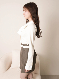 LIP SERVICE(リップサービス) |2wayシャツレイヤードニットトップス