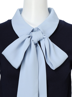 LIP SERVICE(リップサービス) |2wayシャツレイヤードニットトップス