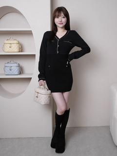 LIP SERVICE(リップサービス) |チェーンステッチクラシカルワンピース