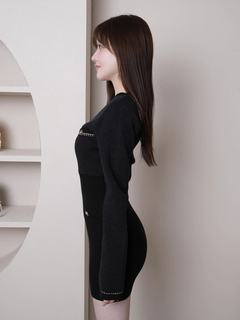 LIP SERVICE(リップサービス) |チェーンステッチクラシカルワンピース