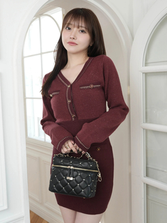 LIP SERVICE(リップサービス) |チェーンステッチクラシカルワンピース