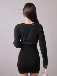 LIP SERVICE(リップサービス) |チェーンステッチクラシカルワンピース